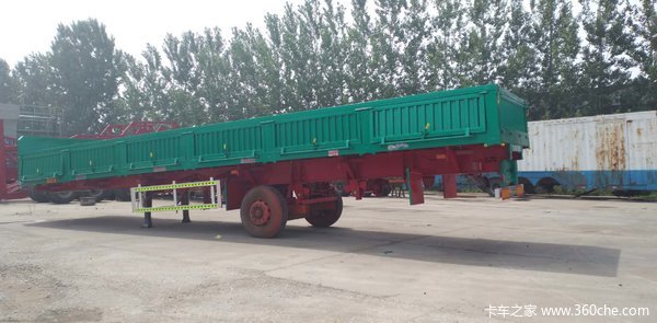 十一米十二米十三米标箱厂家定做栏板式半挂车图片