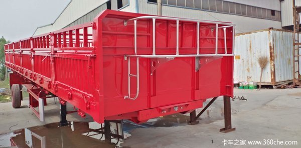十一米十二米十三米标箱厂家定做栏板式半挂车图片