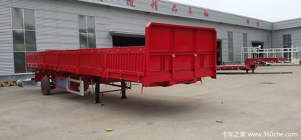 十一米十二米十三米标箱厂家定做栏板式半挂车图片