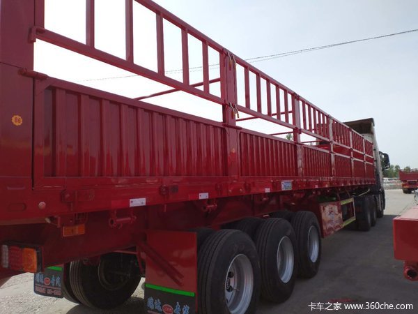十一米十二米十三米标箱厂家定做栏板式半挂车图片
