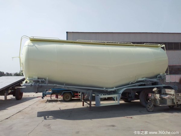 厂家直销散装水泥罐车下灰车立方可选粉粒物料运输半挂车图片