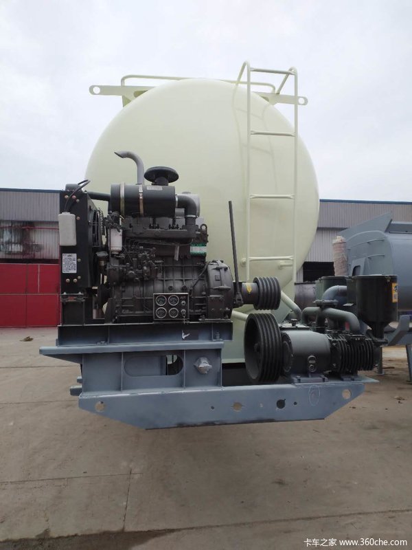 厂家直销散装水泥罐车下灰车立方可选粉粒物料运输半挂车图片