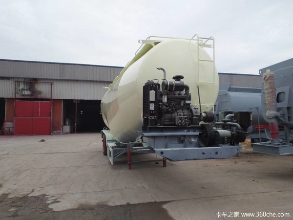 厂家直销散装水泥罐车下灰车立方可选粉粒物料运输半挂车图片