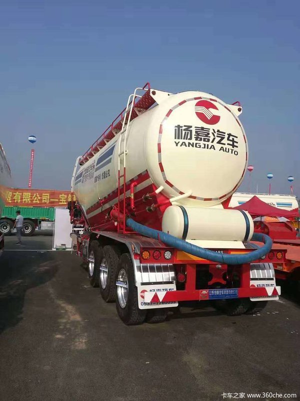 下灰罐车，散装水泥罐车干混砂浆罐车粉粒物料运输半挂车运油半挂车粉粒物料运输半挂车图片