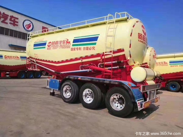 下灰罐车，散装水泥罐车干混砂浆罐车粉粒物料运输半挂车运油半挂车粉粒物料运输半挂车图片