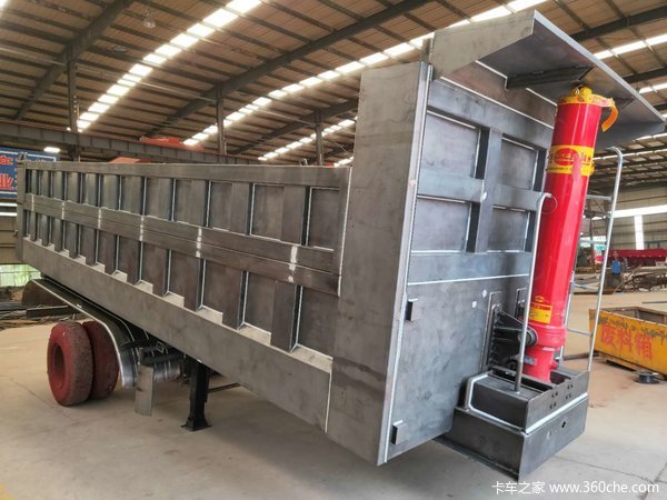 8.5米内增高的自卸半挂自卸半挂车图片