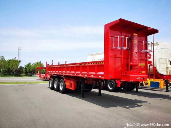 8.5米内增高的自卸半挂自卸半挂车图片