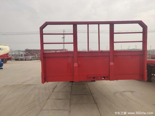 13米标箱栏板式半挂车图片