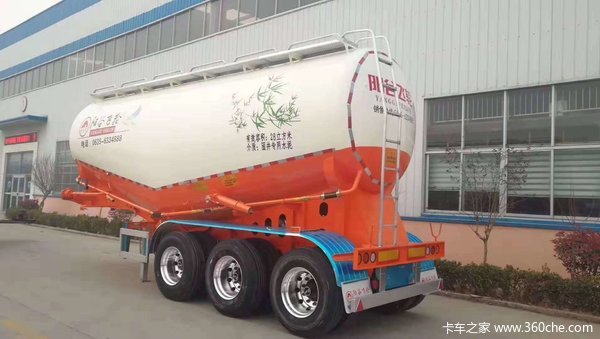 35--40立方轻量化罐车粉粒物料运输半挂车图片