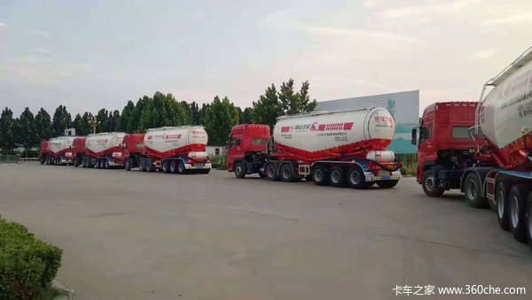 35--40立方轻量化罐车粉粒物料运输半挂车图片