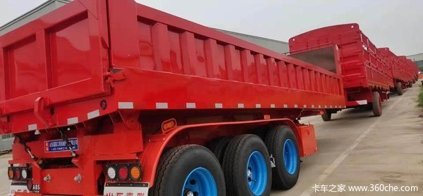 8.2米—9米前顶自卸车自卸半挂车图片