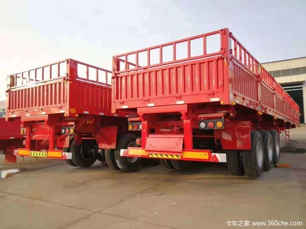 13米轻量化自卸车自卸半挂车图片