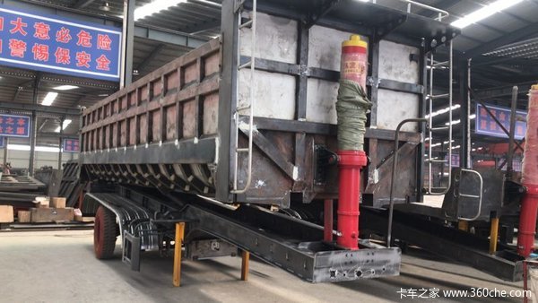 8-8.5-9-9.5-10-10.5米后翻自卸半挂车自卸半挂车图片