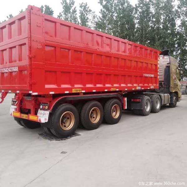 8-8.5-9-9.5-10-10.5米后翻自卸半挂车自卸半挂车图片