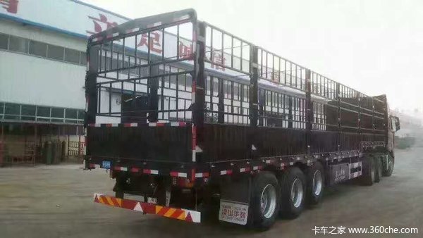 新款超轻型仓栏车，厂家直销、（以旧换新，支持全国分期付款，可全国上户）仓栅式半挂车图片