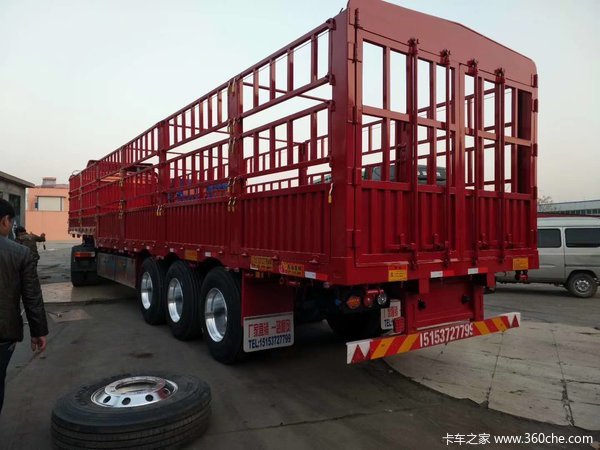 轻量化仓栅运输半挂车仓栅式半挂车图片