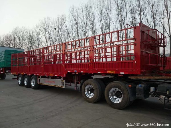 轻量化仓栅运输半挂车仓栅式半挂车图片