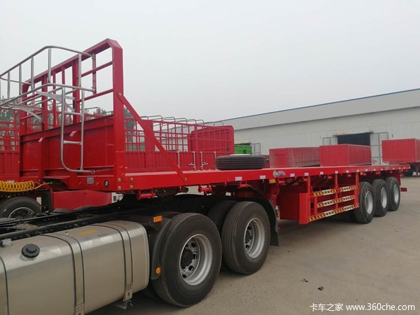 专注各种低平板，大梁终身保修低平板半挂车图片