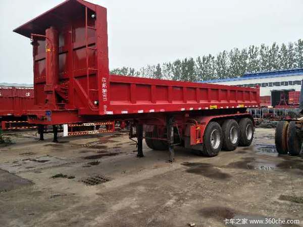 正规后翻~全国正常入户自卸半挂车图片