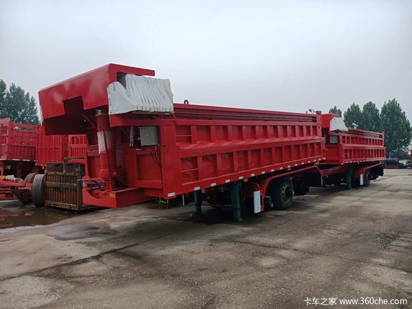 正规后翻~全国正常入户自卸半挂车图片