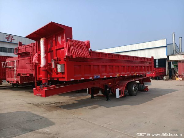正规后翻~全国正常入户自卸半挂车图片