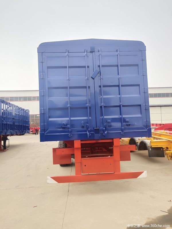 一车4用型高栏仓栅式半挂车图片