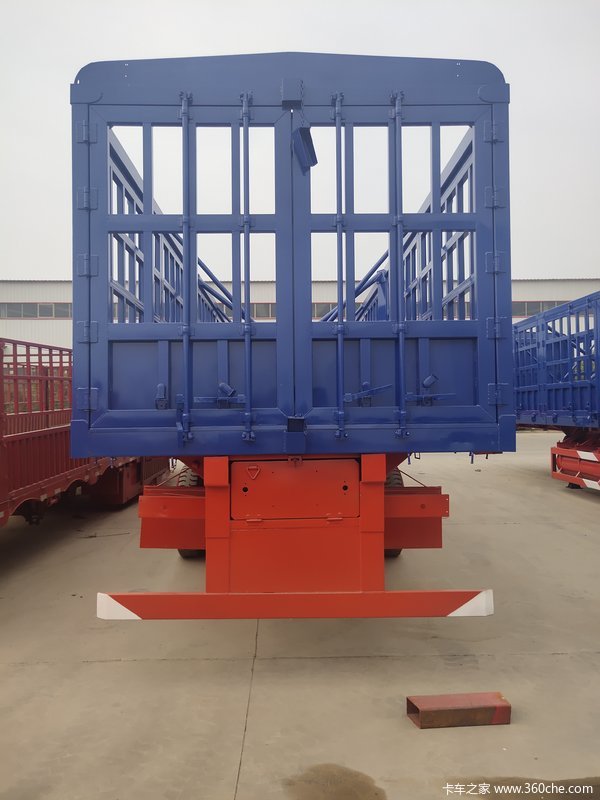 一车4用型高栏仓栅式半挂车图片