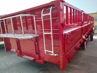 仓栅式半挂车整车高强钢制作自重轻仓栅式半挂车图片