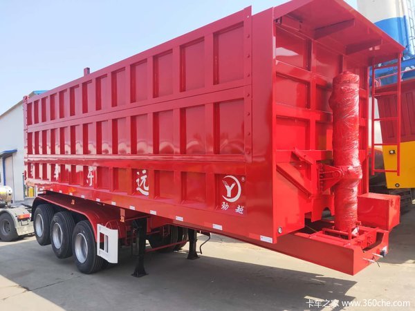 一体式后翻自卸半挂车自卸半挂车图片