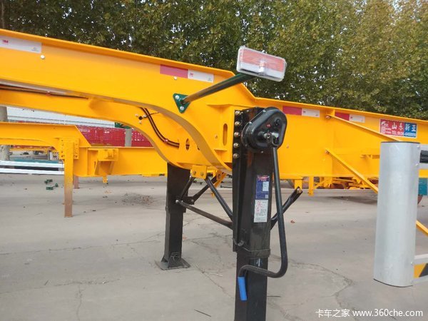 45英尺骨架车骨架式集装箱半挂车图片