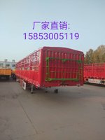 轻型苍栏半挂车仓栅式半挂车图片