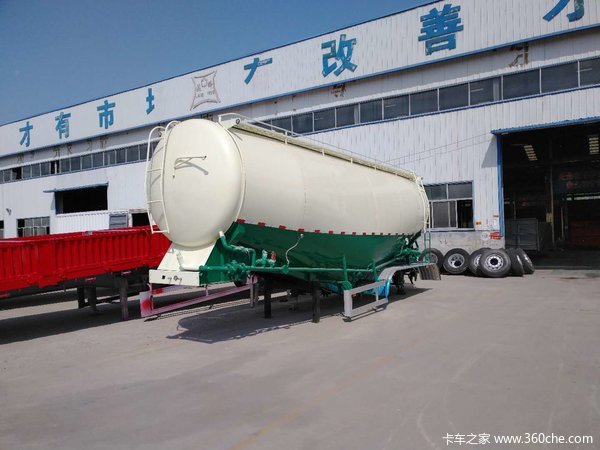 散装水泥罐车罐式半挂车图片