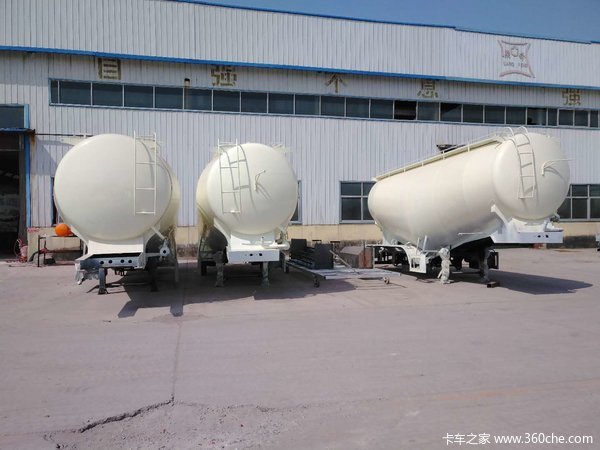 散装水泥罐车罐式半挂车图片