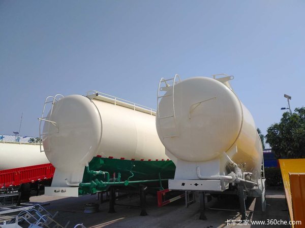 散装水泥罐车罐式半挂车图片