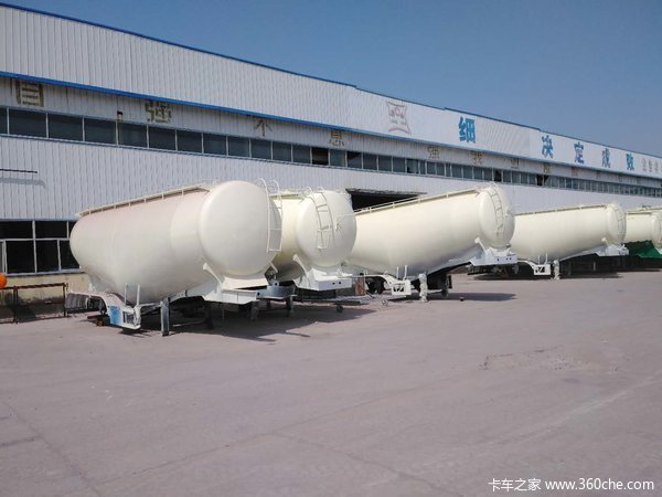 散装水泥罐车罐式半挂车图片