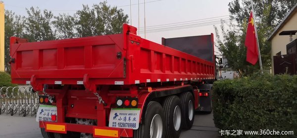 8米—10米后翻自卸半挂车交警见了不查的车全国正常上户自卸半挂车图片