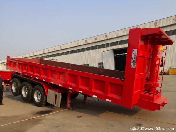 8米—10米后翻自卸半挂车交警见了不查的车全国正常上户自卸半挂车图片