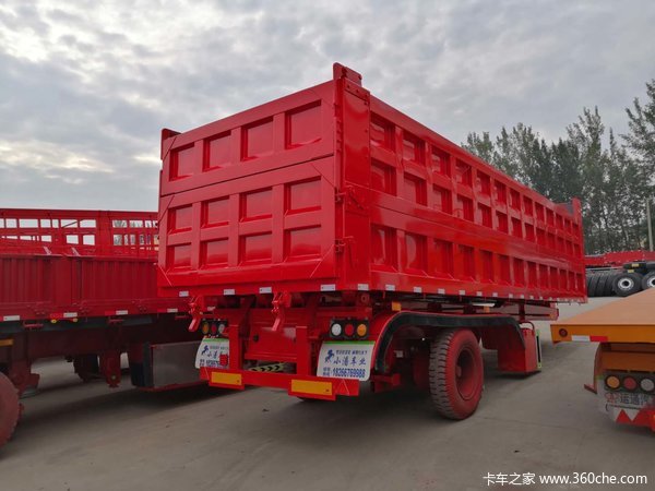 8米—10米后翻自卸半挂车交警见了不查的车全国正常上户自卸半挂车图片