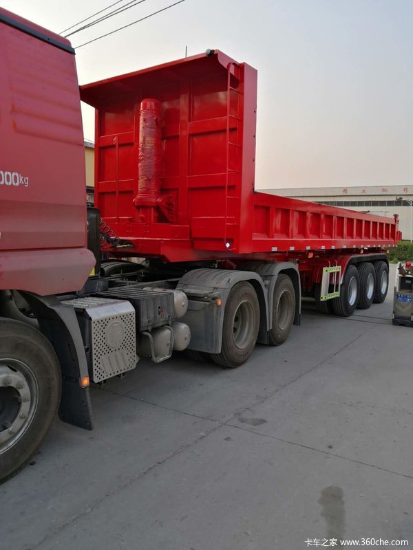 8米—10米后翻自卸半挂车交警见了不查的车全国正常上户自卸半挂车图片