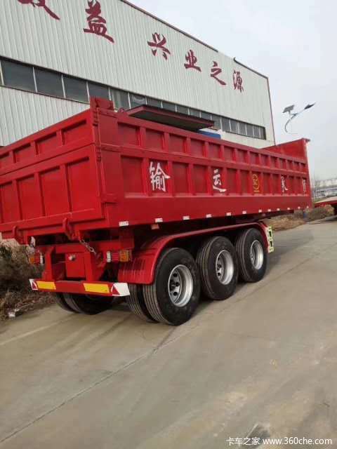 60一体化后翻，全国都能上户，可做加高卧底自卸半挂车图片