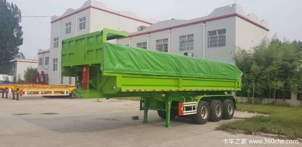 60一体化后翻，全国都能上户，可做加高卧底自卸半挂车图片