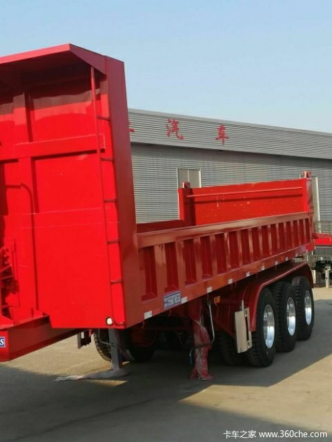 厂家直销各种半挂车，标箱，自卸后翻，支持以旧换新，分期付款。栏板式半挂车图片