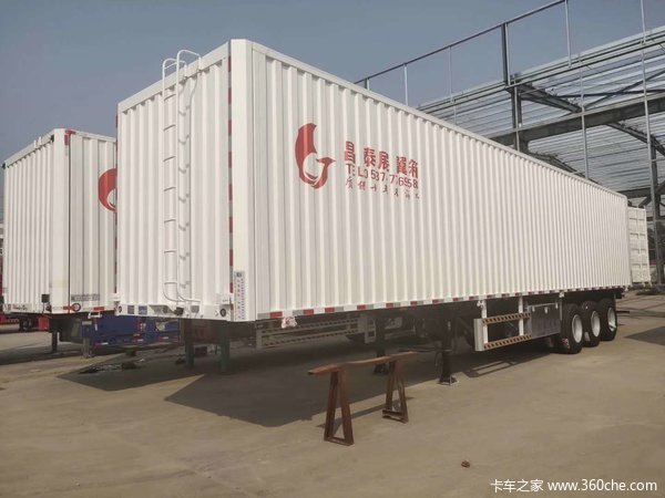 质保十年不漏水！13.75飞翼米一体集装箱集装箱式半挂车图片