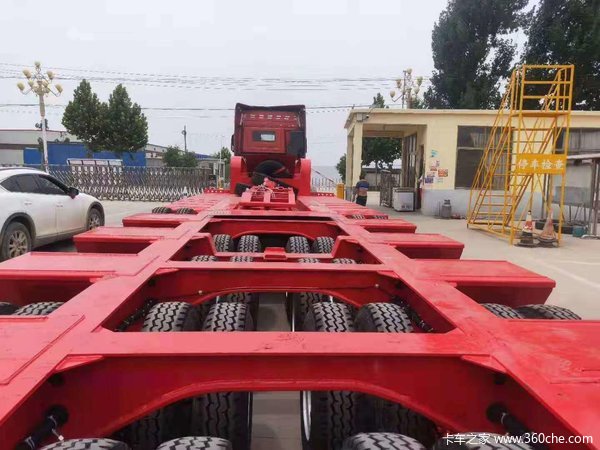 三线六轴四线八轴五线十抽厂家直销工程机械运输抽拉轴线半挂车轴线挂车图片