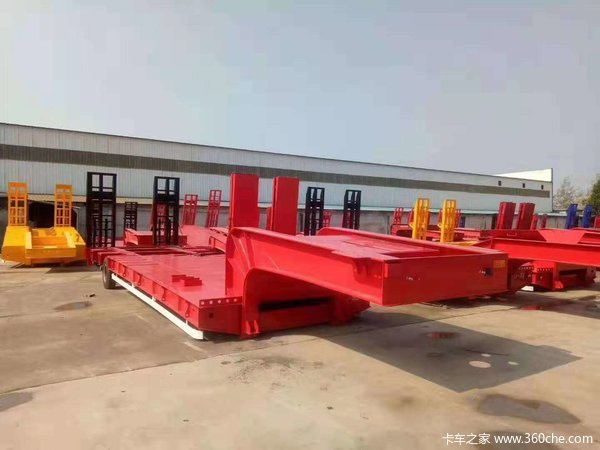 三线六轴四线八轴五线十抽厂家直销工程机械运输抽拉轴线半挂车轴线挂车图片