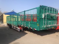 轻量化设计,13米花篮半挂车,梁山跃通专汽厂家直销仓栅式半挂车图片