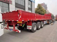 13米栏板轻量化半挂车—梁山跃通厂家直销栏板式半挂车图片