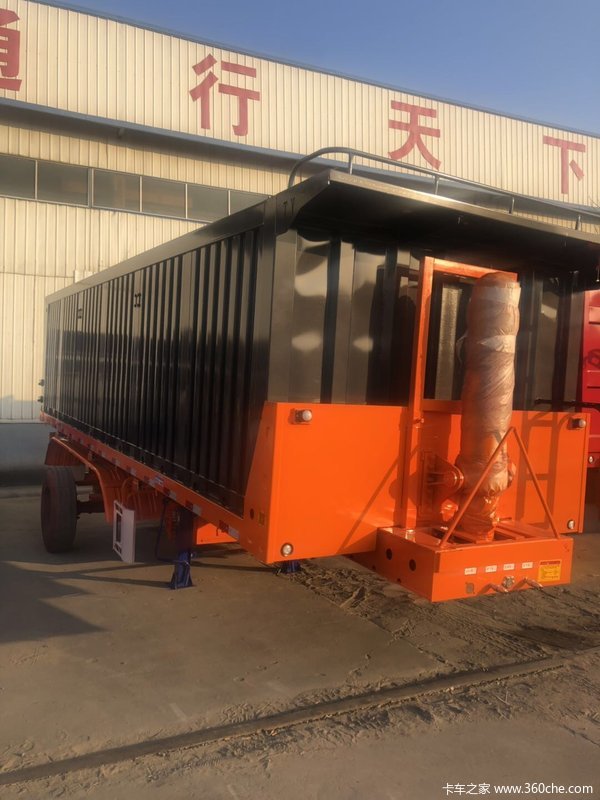 梁山跃通厂家促销—轻型一体式后翻.平板后翻自卸车.各种规格尺寸自卸半挂车图片