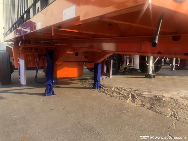 梁山跃通厂家促销—轻型一体式后翻.平板后翻自卸车.各种规格尺寸自卸半挂车图片