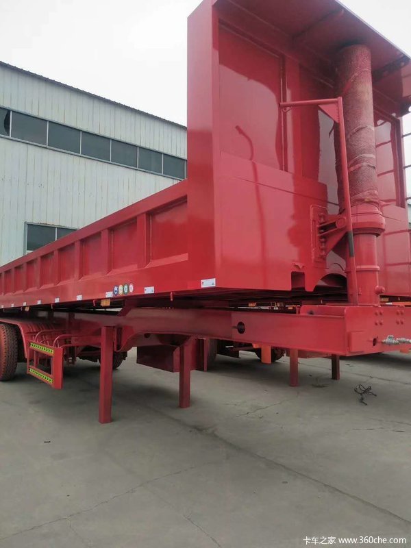 砂石料，自重轻，承载力更强，国家工信部公告企业自卸半挂车图片